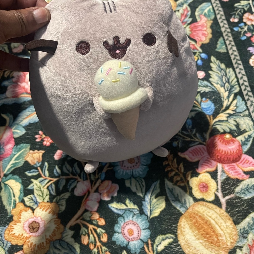 Gund Pusheen Plush with Ice Cream
